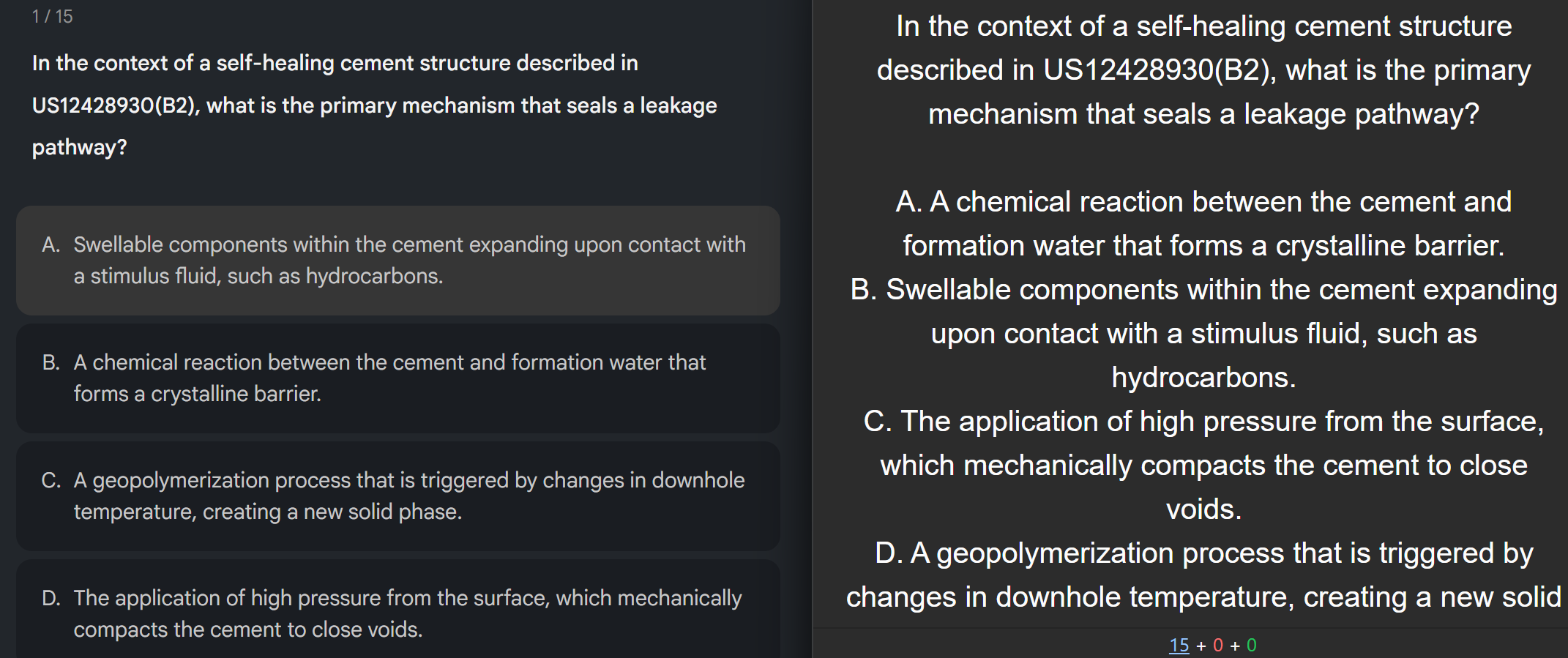 NotebookLM quiz exported to Anki cards.